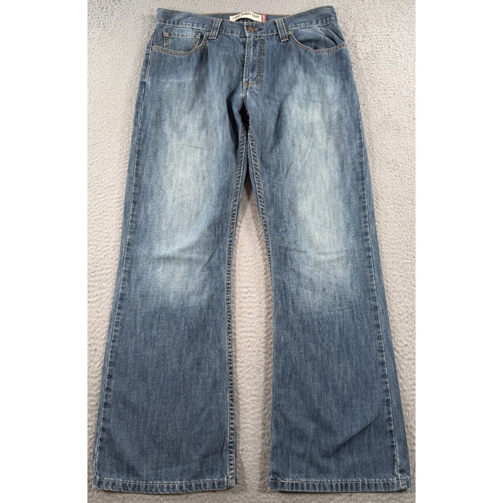 Vintage Levi's 527 Jeans Men's 33x30 Blue Denim Low Bootcut Mid Rise Grunge Y2K